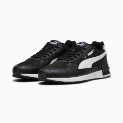 Puma Buty Graviton Sl Remix 39610404. Czarne buty sportowe na co dzień męskie Puma, z gumy, bez zapięcia, trekkingowe. Za 201.99 zł.