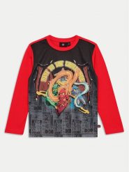 LEGO Bluzka Taffy 12011403 Czerwony Regular Fit. Czerwone t-shirty chłopięce LEGO, bez wzorów, z bawełny, bez ramiączek. Za 99.99 zł.