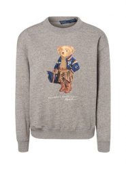Polo Ralph Lauren Bluza Kobiety Bawełna szary, M. Szare bluzy bez kaptura damskie Polo Ralph Lauren, m, z bawełny. Za 1,299.95 zł.