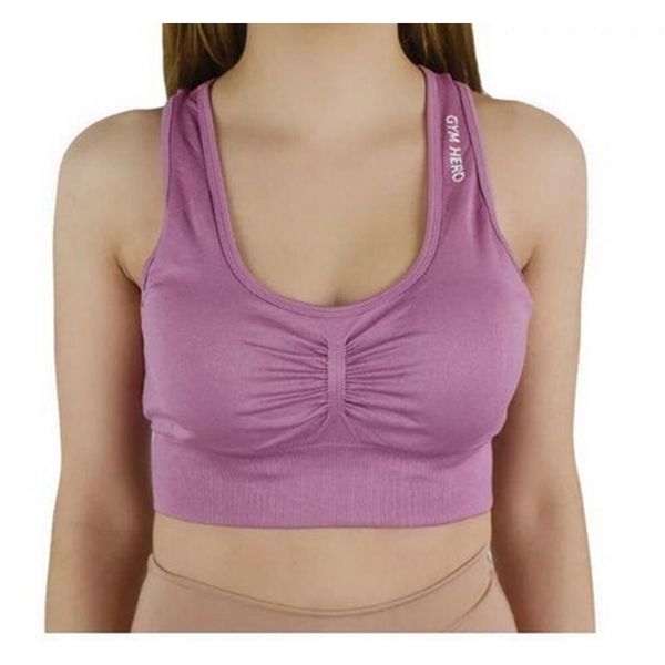 Biustonosz Sportowy Damski Miami Cute. Fioletowe biustonosze sportowe damskie Gym Hero, bez wzorów. Za 140.99 zł.