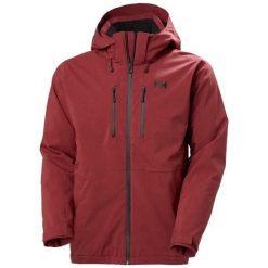 Kurtka narciarska Helly Hansen Juniper 3.0. Czerwone kurtki narciarskie i snowboardowe damskie Helly Hansen, m, bez wzorów, bez kaptura, narciarskie. W wyprzedaży za 1,295.50 zł.