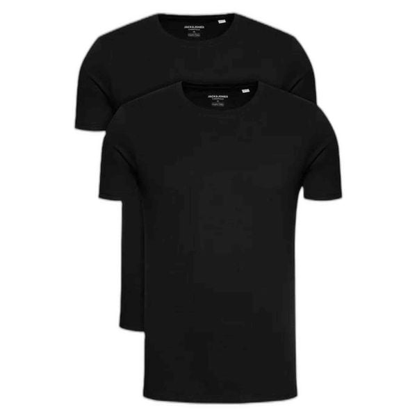 T-shirt Jack&Jones 12133913 męski. Czarne t-shirty męskie Jack&Jones, na jesień, m, bez wzorów, z materiału, bez kołnierzyka. Za 109.35 zł.