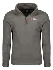 Geographical Norway Bluza polarowa "Tug" w kolorze szarym rozmiar: M. Szare bluzy bez kaptura męskie Geographical Norway, m, z materiału. Za 78.66 zł.