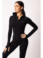 Spaio Bluza sportowa "Adapt" w kolorze czarnym rozmiar: L. Czarne bluzy sportowe damskie Spaio, l, z materiału. Za 204.96 zł.