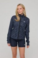 Kurtka Infinite Cropped Zipped – Czarny Tygrys. Czarne kurtki damskie OOSC, na zimę, xs, bez wzorów, z materiału, bez kaptura. Za 245.99 zł.