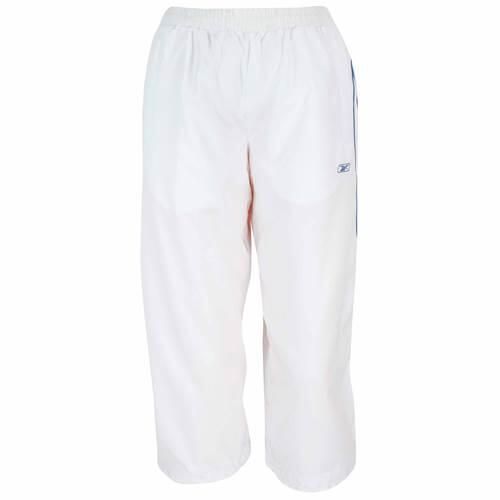 Spodnie treningowe męskie Reebok AUMG7390100. Białe spodnie sportowe męskie Reebok, z dresówki. Za 161.00 zł.