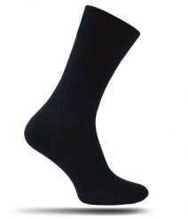 Klasyczne Męskie Skarpetki Chattier z Bawełny Merceryzowanej - Granatowe. Niebieskie skarpetki męskie Chattier, bez wzorów, z bawełny. Za 29.90 zł.