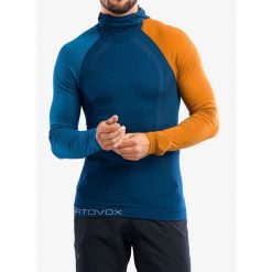 Bluza termoaktywna Ortovox 120 Competition Light Hoody. Niebieskie bluzy bez kaptura męskie ORTOVOX, m. Za 424.99 zł.