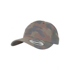 Czapka Flexfit low profile cotton. Brązowe czapki męskie FLEXFIT, bez wzorów. Za 137.00 zł.