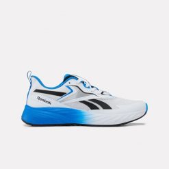 Reebok Verse biało-niebieskie - buty treningowe męskie. Białe buty fitness męskie Reebok, na fitness i siłownię. Za 255.55 zł.