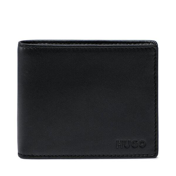 Portfel HUGO. Czarne portfele męskie Hugo, bez wzorów. Za 549.99 zł.