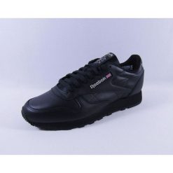 Buty sportowe do chodzenia Reebok CLASSIC LEATHER. Czarne buty sportowe na co dzień męskie Reebok, z materiału, bez zapięcia, trekkingowe, reebok classic. Za 452.00 zł.