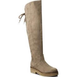 Muszkieterki TAMARIS - 1-25602-29 Pepper 324. Brązowe kozaki damskie Tamaris, z materiału, bez obcasa. W wyprzedaży za 199.00 zł.