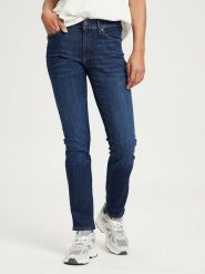 Cross Jeans Dżinsy - Slim fit - w kolorze granatowym rozmiar: W29/L28. Niebieskie jeansy damskie Cross Jeans, z podwyższonym stanem. Za 110.04 zł.