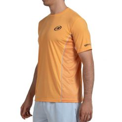 T-shirt Bullpadel Cerezal. Brązowe t-shirty damskie bullpadel, l, bez wzorów, z meshu, bez kołnierzyka. Za 155.25 zł.
