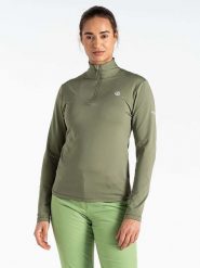 Dare 2b Koszulka funkcyjna "Lowline II" w kolorze khaki rozmiar: 44. Brązowe bluzki sportowe damskie Dare 2b, z materiału, bez kołnierzyka, bez ramiączek. Za 73.93 zł.