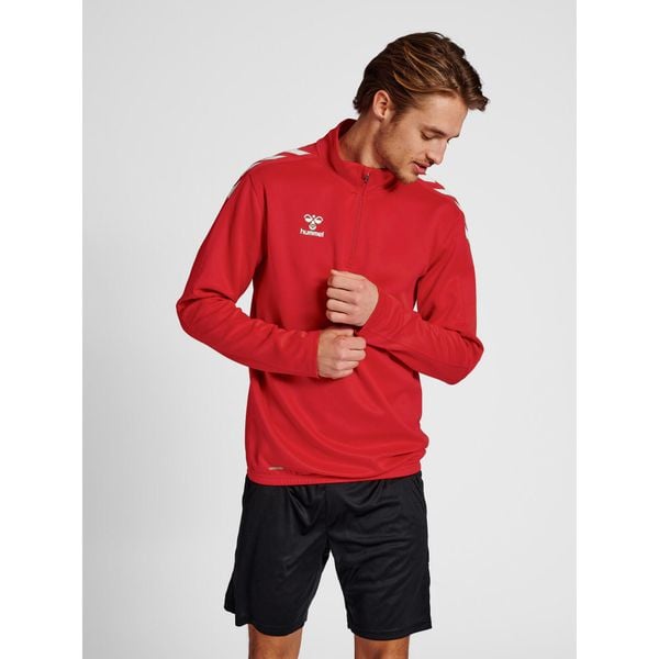Bluza do piłki ręcznej dla dorosłych Hummel hml CORE XK. Czerwone bluzy sportowe damskie HUMMEL, xl, bez wzorów, bez ramiączek, bez kaptura. Za 161.00 zł.
