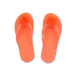 Japonki basenowe damskie Flip Flop Originals Fluffy. Brązowe klapki damskie Flip Flop, bez wzorów, bez obcasa. Za 80.00 zł.