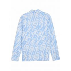 Męska bluza przedmeczowa z zamkiem 1/4 Manchester City PUMA Silver Sky Blue. Niebieskie bluzy bez kaptura męskie Puma, m. Za 349.00 zł.
