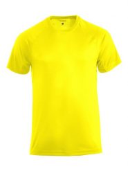 Clique Premium Active-T sportowa koszulka o wysokiej odprowadzalności wilgoci –. Żółte t-shirty sportowe męskie CLIQUE, m, bez ramiączek, na fitness i siłownię. Za 109.79 zł.