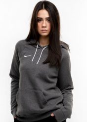 Bluza fitness damska Nike WMNS Park 20 Fleece. Białe bluzy sportowe damskie Nike, xl, bez wzorów, z bawełny, bez ramiączek, długie, z kapturem. Za 229.99 zł.