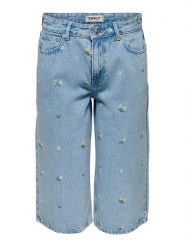 ONLY Szorty jeansowe Cobain 15349519 Niebieski Loose Fit. Niebieskie szorty damskie Only, bez wzorów, z bawełny. Za 119.99 zł.