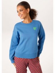 Aniston Bluza w kolorze niebieskim rozmiar: 48. Niebieskie bluzy bez kaptura damskie Aniston, z bawełny. Za 130.99 zł.