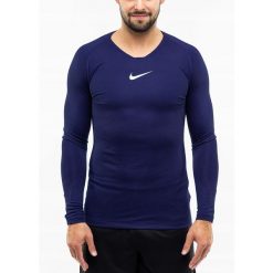 Koszulka Termoaktywna Mężczyzna Nike Długi Rękaw Longsleeve Dry Park roz. XXL. Niebieskie bielizna termoaktywna męska Nike, m, z materiału, bez ramiączek, na fitness i siłownię, dri-fit (nike). Za 83.99 zł.
