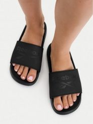 Reebok Klapki CEO-SS25-3C069-1 Czarny. Czarne klapki damskie Reebok, bez wzorów, z syntetyku, bez obcasa. Za 89.99 zł.