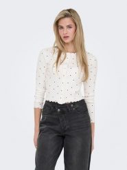 ONLY Kardigan w kolorze białym rozmiar: L. Brązowe kardigany damskie Only, l, bez wzorów. Za 70.08 zł.