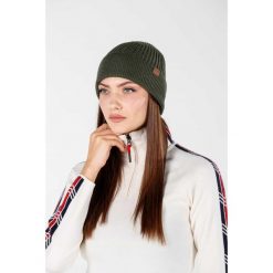 Czapka zimowa 100% wełna merino - Icewall (250 g/m²). Zielone czapki męskie WOOLONA, z wełny. W wyprzedaży za 126.00 zł.