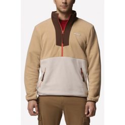 Bluza męska Columbia Sequoia Grove Half Zip Fleece. Brązowe bluzy bez kaptura męskie Columbia, m. Za 229.99 zł.