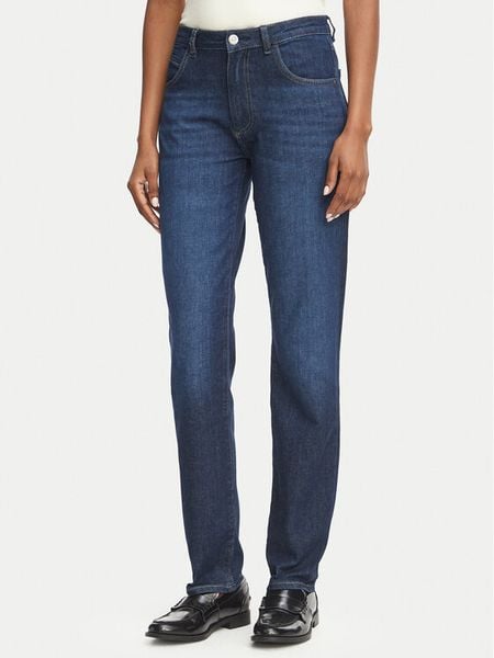 BOSS Jeansy State 50569592 Niebieski Slim Fit. Niebieskie jeansy damskie Boss. Za 749.99 zł.
