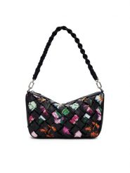 Desigual Torebka 25SAXPBQ Czarny. Czarne torebki klasyczne damskie Desigual, bez wzorów, ze skóry, bez dodatków. Za 319.99 zł.