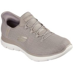 Buty sportowe damskie Skechers Summits classy Night. Szare buty sportowe na co dzień damskie Skechers, bez wzorów, trekkingowe, Skechers Sport. Za 390.00 zł.