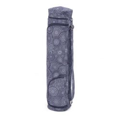 Bawełniana torba na matę do jogi Bodhi Asana Bag 70 - granatowy. Niebieskie torebki klasyczne damskie BODHI, bez wzorów, z bawełny, bez dodatków. Za 99.99 zł.