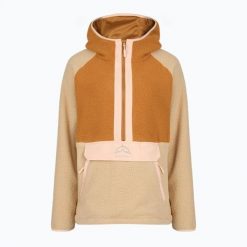 Bluza polarowa damska KADVA RODIA WMNS. Brązowe bluzy z kapturem damskie KADVA, m, z dzianiny. Za 189.99 zł.
