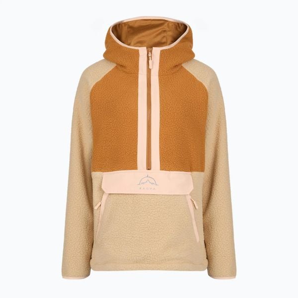 Bluza polarowa damska KADVA RODIA WMNS. Brązowe bluzy z kapturem damskie KADVA, m, z dzianiny. Za 189.99 zł.