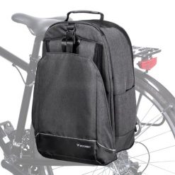Torba rowerowa na bagażnik Wozinsky wodoodporna 40 L czarny. Czarne torebki klasyczne damskie Wozinsky, bez wzorów, bez dodatków. Za 169.00 zł.