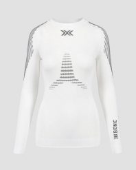 Koszulka damska X-Bionic Invent Shirt Ls White W300. Białe bluzki sportowe damskie X BIONIC, l, ze skóry, bez kołnierzyka, bez ramiączek. Za 459.99 zł.