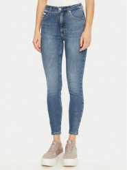 Calvin Klein Jeans Jeansy J20J224522 Niebieski Super Skinny Fit. Niebieskie jeansy damskie Calvin Klein Jeans. Za 249.99 zł.