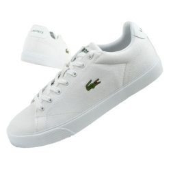 Buty trampki sportowe męskie Lacoste Lerond Set 125 1. Białe trampki i tenisówki męskie Lacoste, bez wzorów, bez zapięcia. Za 429.00 zł.