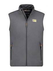 Geographical Norway Kamizelka softshellowa "Vest" w kolorze antracytowym rozmiar: S. Czarne kamizelki męskie Geographical Norway, s. Za 78.84 zł.