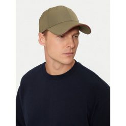 Czapka z daszkiem Tommy Hilfiger. Zielone czapki męskie Tommy Hilfiger, bez wzorów. Za 149.99 zł.