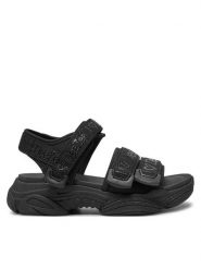 DeeZee Sandały CSXP2056-02 Czarny. Czarne sandały dziewczęce DeeZee, z materiału, bez zapięcia. Za 99.99 zł.