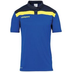 Koszulka Uhlsport Offense 23. Niebieskie t-shirty sportowe męskie UHLSPORT, bez ramiączek, na fitness i siłownię. W wyprzedaży za 103.30 zł.