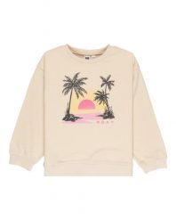 Bluza z okrągłym dekoltem dla Dziewczynki MORNING Beżowy. Brązowe bluzy bez kaptura damskie Roxy, m, z bawełny. Za 173.90 zł.
