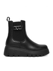 DeeZee Botki CEO-CS6620-01 Czarny. Czarne botki dziewczęce DeeZee, bez wzorów, z materiału, bez ramiączek. Za 149.99 zł.