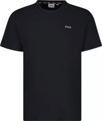 Koszulka sportowa męska Fila Berloz. Czarne t-shirty sportowe męskie Fila, l, z bawełny, bez ramiączek. Za 113.37 zł.