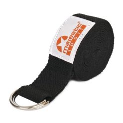 Pasek do jogi Majestic Sport YOGA czarny. Czarne paski męskie MAJESTIC SPORT, bez wzorów, z bawełny, sportowe. Za 24.99 zł.